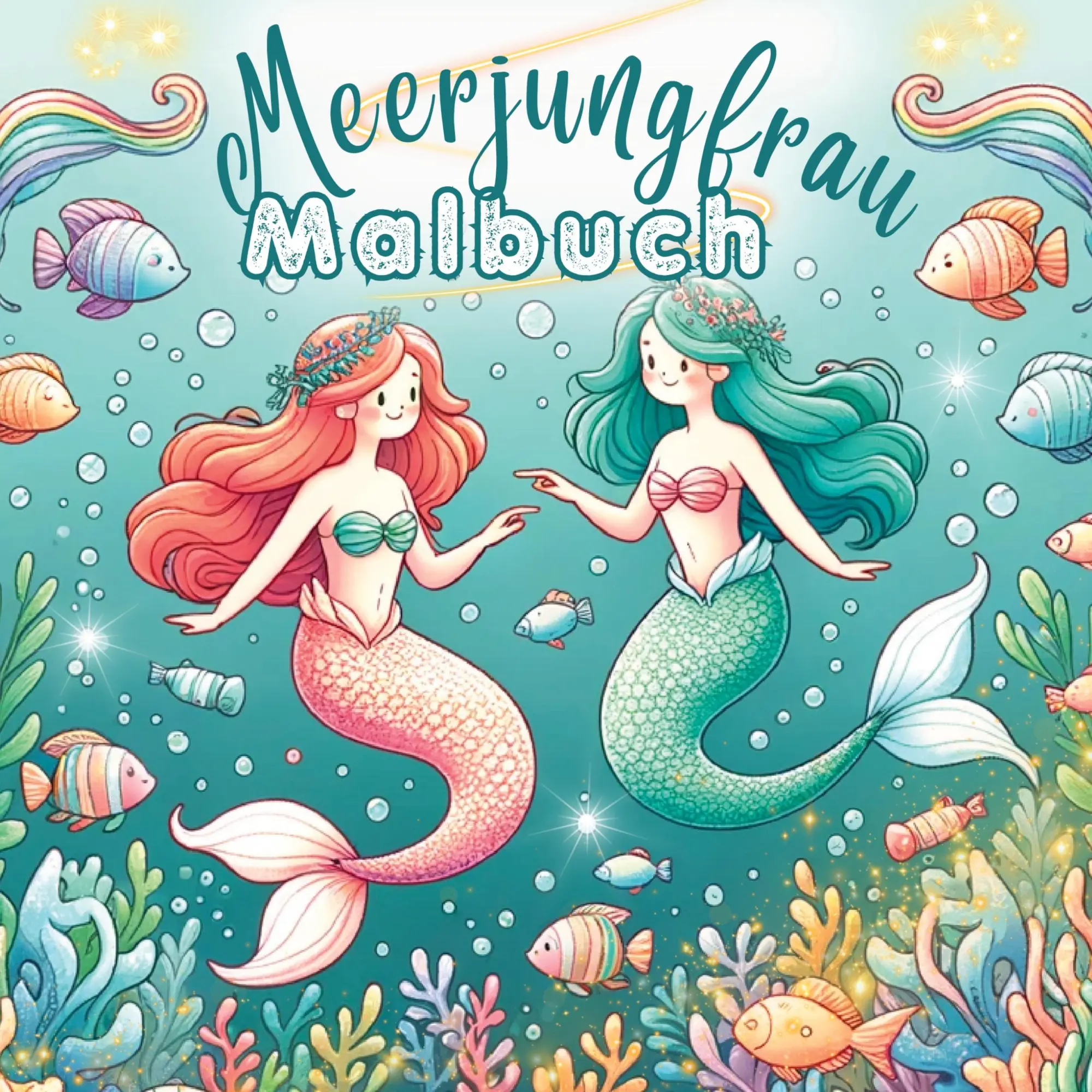 Cover: 9783691042108 | Mein Meerjungfrau Malbuch für Mädchen ab 4 Jahren | Lounge | Buch