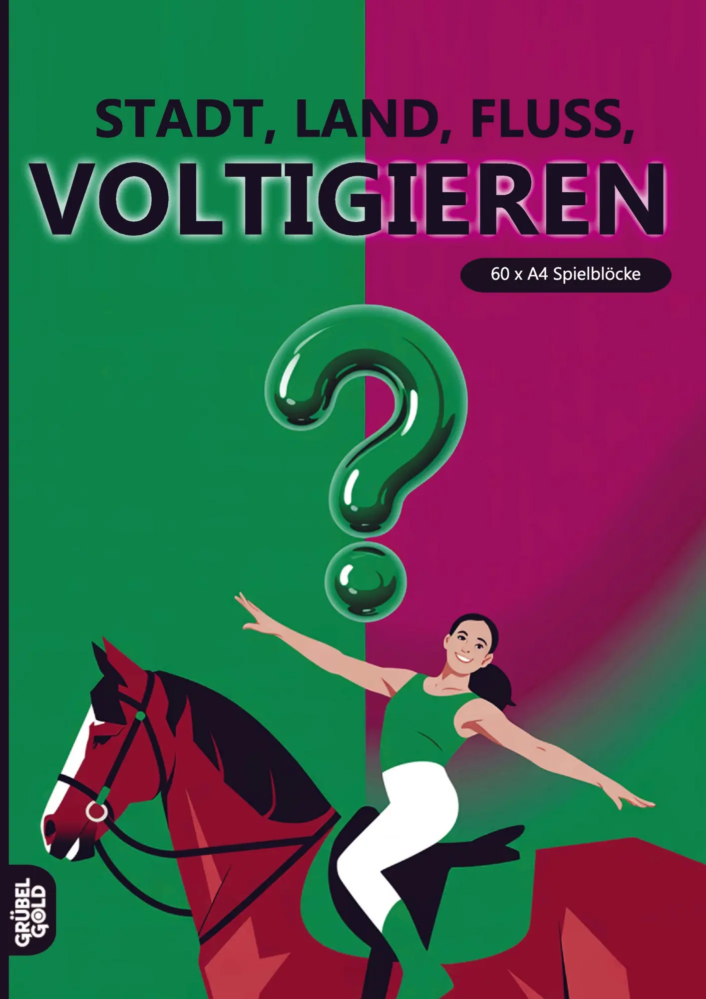 Cover: 9783693192108 | Stadt, Land, Fluss, Voltigieren | Grübelgold Rätselhefte | Taschenbuch