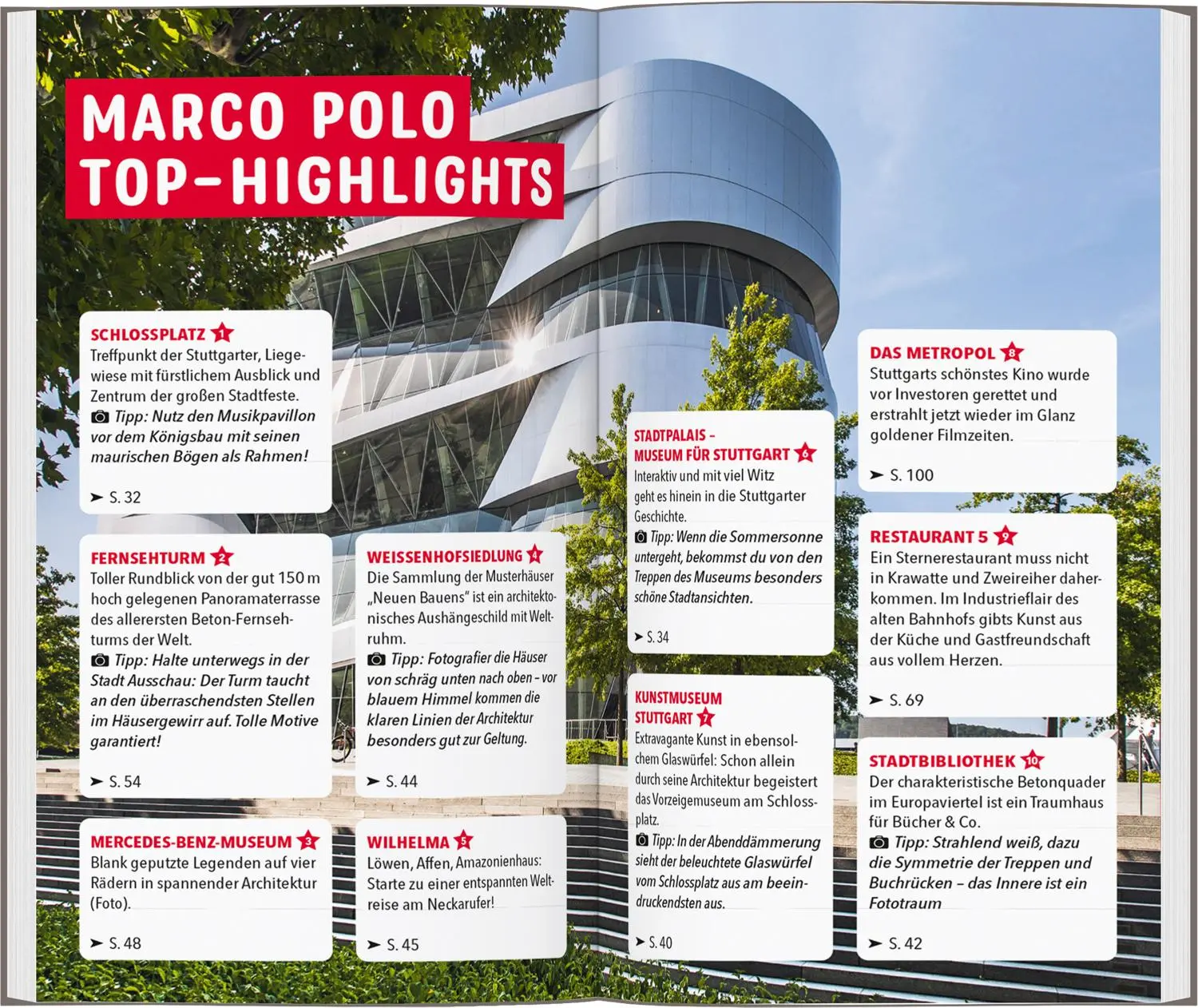 Bild: 9783829742108 | MARCO POLO Reiseführer Stuttgart | Jens Bey | Taschenbuch | 144 S.
