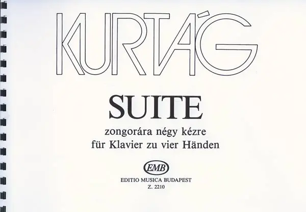 Cover: 9790080022108 | Suite - | György Kurtág | Buch | Editio Musica Budapest