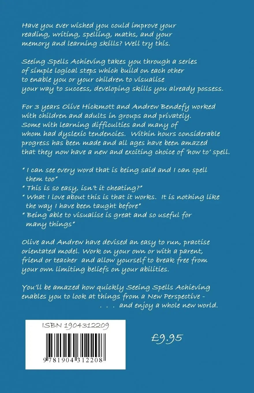 Rückseite: 9781904312208 | Seeing Spells Achieving | Olive Hickmott (u. a.) | Taschenbuch | 2006