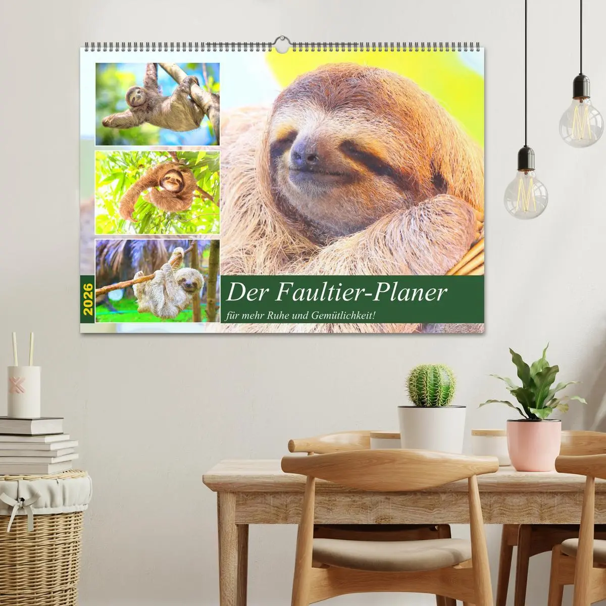 Bild: 9783457632208 | Der Faultier-Planer für mehr Ruhe und Gemütlichkeit! (Wandkalender...