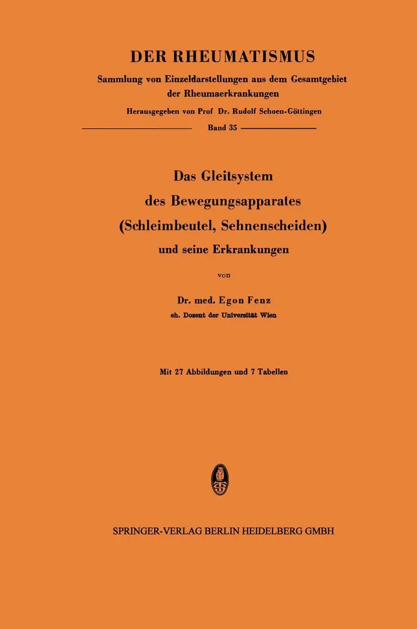 Cover: 9783798502208 | Das Gleitsystem des Bewegungsapparates (Schleimbeutel,...