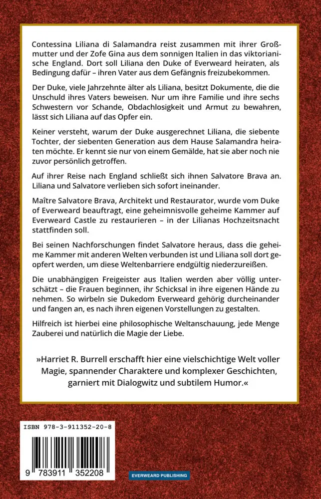 Bild: 9783911352208 | Everweard Castle - Mit Rosen bedacht | Harriet R. Burrell | Buch