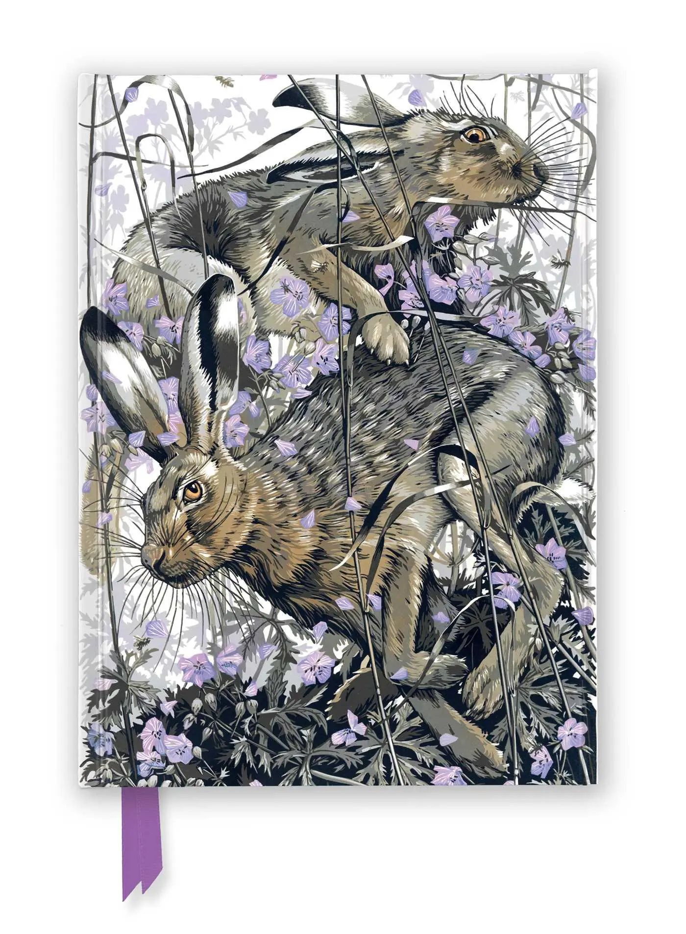 Cover: 9781835622308 | Martin Truefitt-Baker: Hares in Meadow Cranesbill (Foiled Journal)
