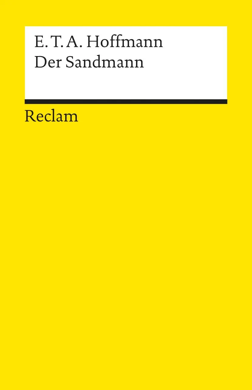 Cover: 9783150002308 | Der Sandmann | Textausgabe mit Literaturhinweisen und Nachwort | Buch