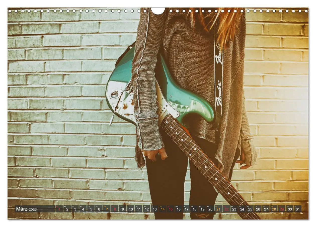 Bild: 9783457932308 | Gitarre - Freiheit Träume (Wandkalender 2026 DIN A3 quer), CALVENDO...