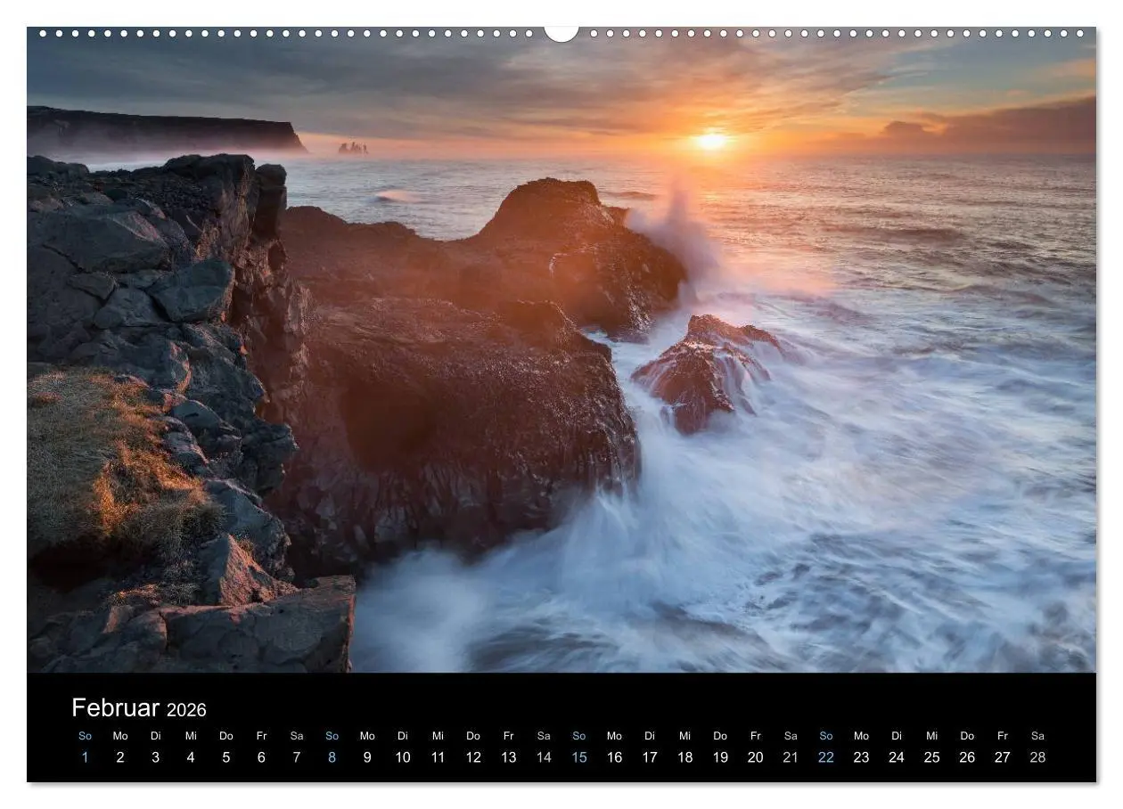 Bild: 9783516022308 | Traumziel Island 2026 (Wandkalender 2026 DIN A2 quer), CALVENDO...