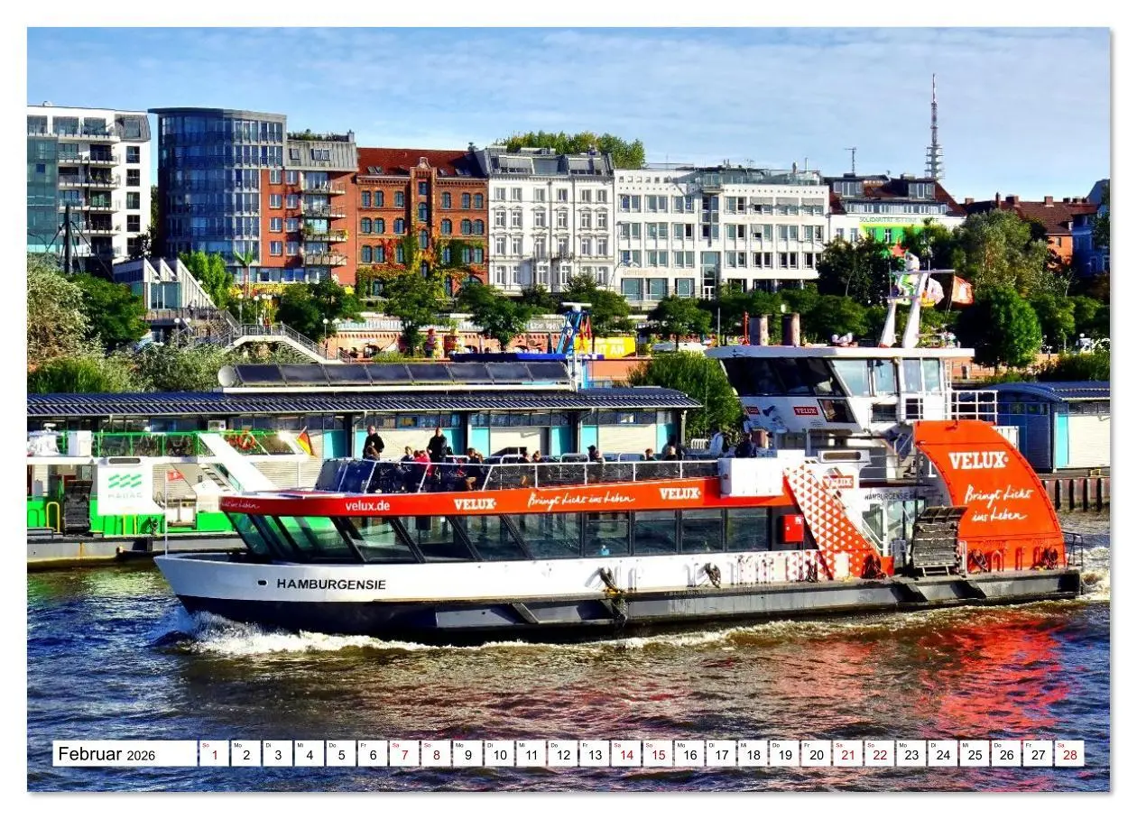 Bild: 9783516642308 | elbabwärts - Von Hamburg nach Cuxhaven (Wandkalender 2026 DIN A4...
