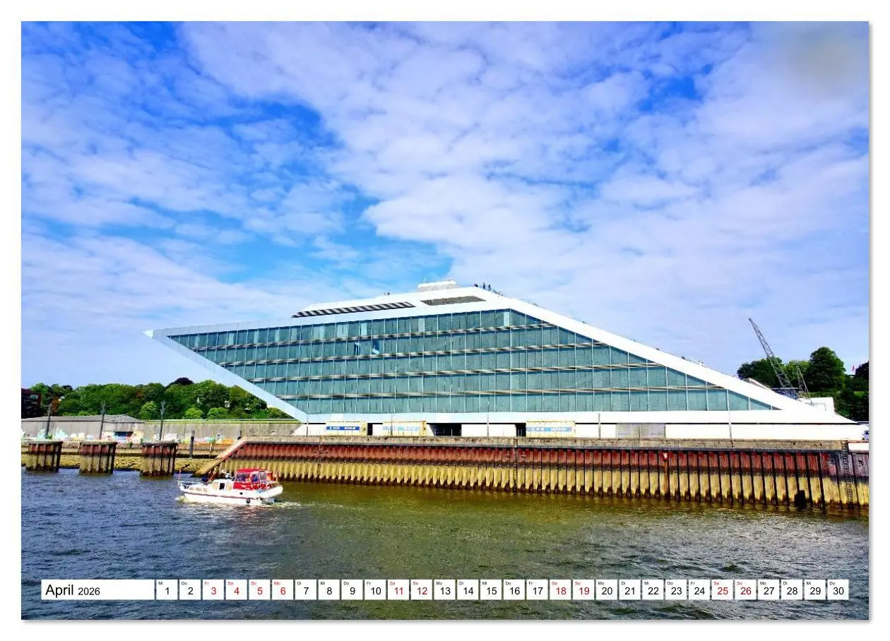 Bild: 9783516642308 | elbabwärts - Von Hamburg nach Cuxhaven (Wandkalender 2026 DIN A4...