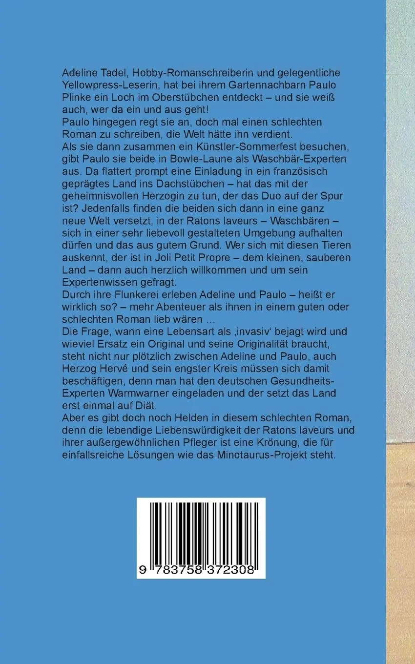 Rückseite: 9783758372308 | Zeugenschutz für Ratons laveurs | Renate Pöhls | Taschenbuch | 336 S.