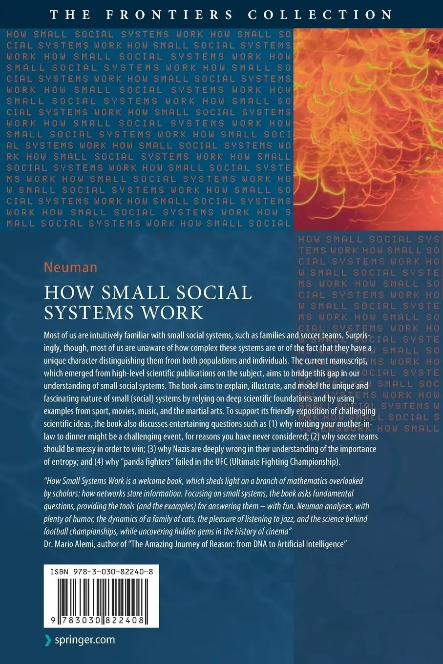 Rückseite: 9783030822408 | How Small Social Systems Work | Yair Neuman | Taschenbuch | xv | 2022