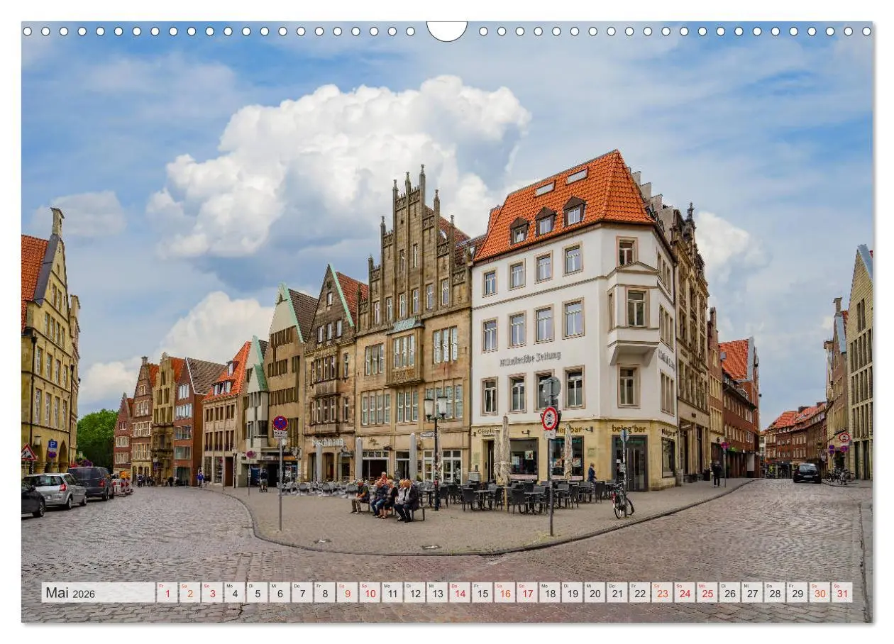 Bild: 9783457782408 | Münster Impressionen (Wandkalender 2026 DIN A3 quer), CALVENDO...