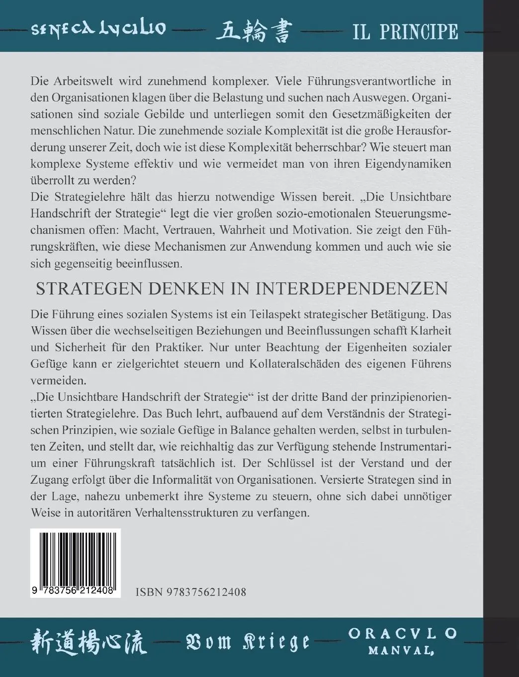 Rückseite: 9783756212408 | Die Unsichtbare Handschrift der Strategie | Gunter Maier | Taschenbuch