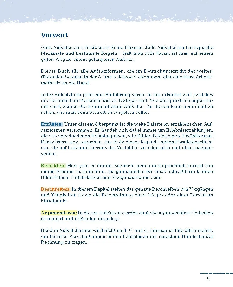 Bild: 9783804412408 | Königs Lernhilfen: Musteraufsätze für die 5./6. Klasse | Taschenbuch