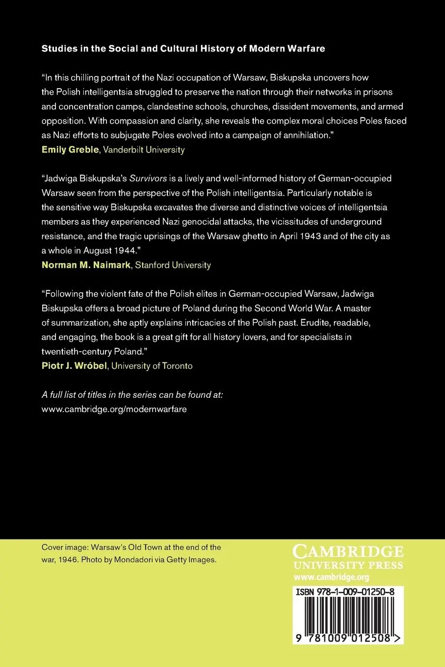 Rückseite: 9781009012508 | Survivors | Jadwiga Biskupska | Taschenbuch | Englisch | 2024