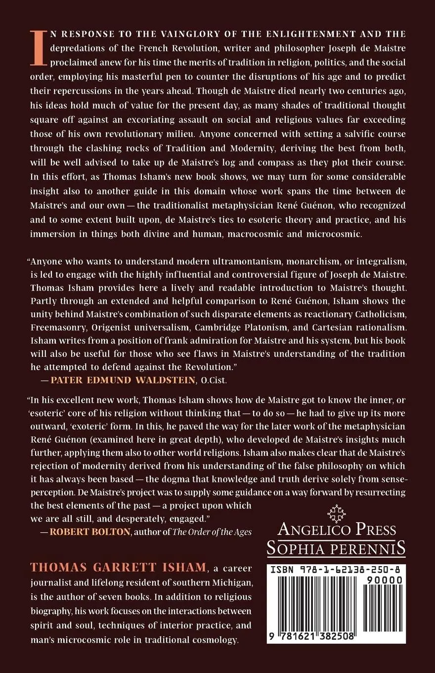 Rückseite: 9781621382508 | Contra Mundum | Joseph de Maistre &amp; The Birth of Tradition | Isham