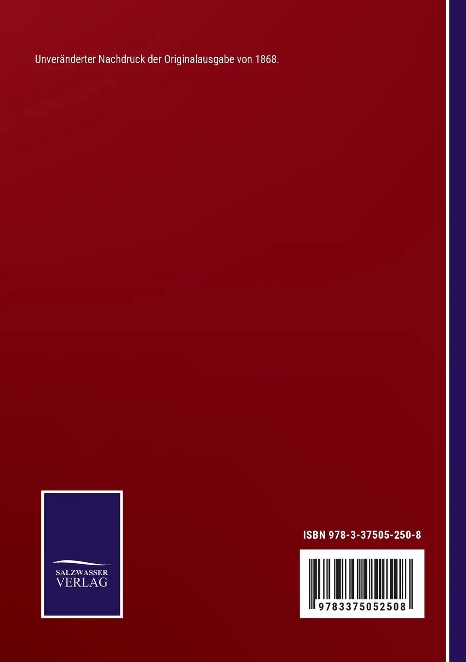 Rückseite: 9783375052508 | Rechtsgeschichte der deutschen Genossenschaft | Otto Gierke | Buch