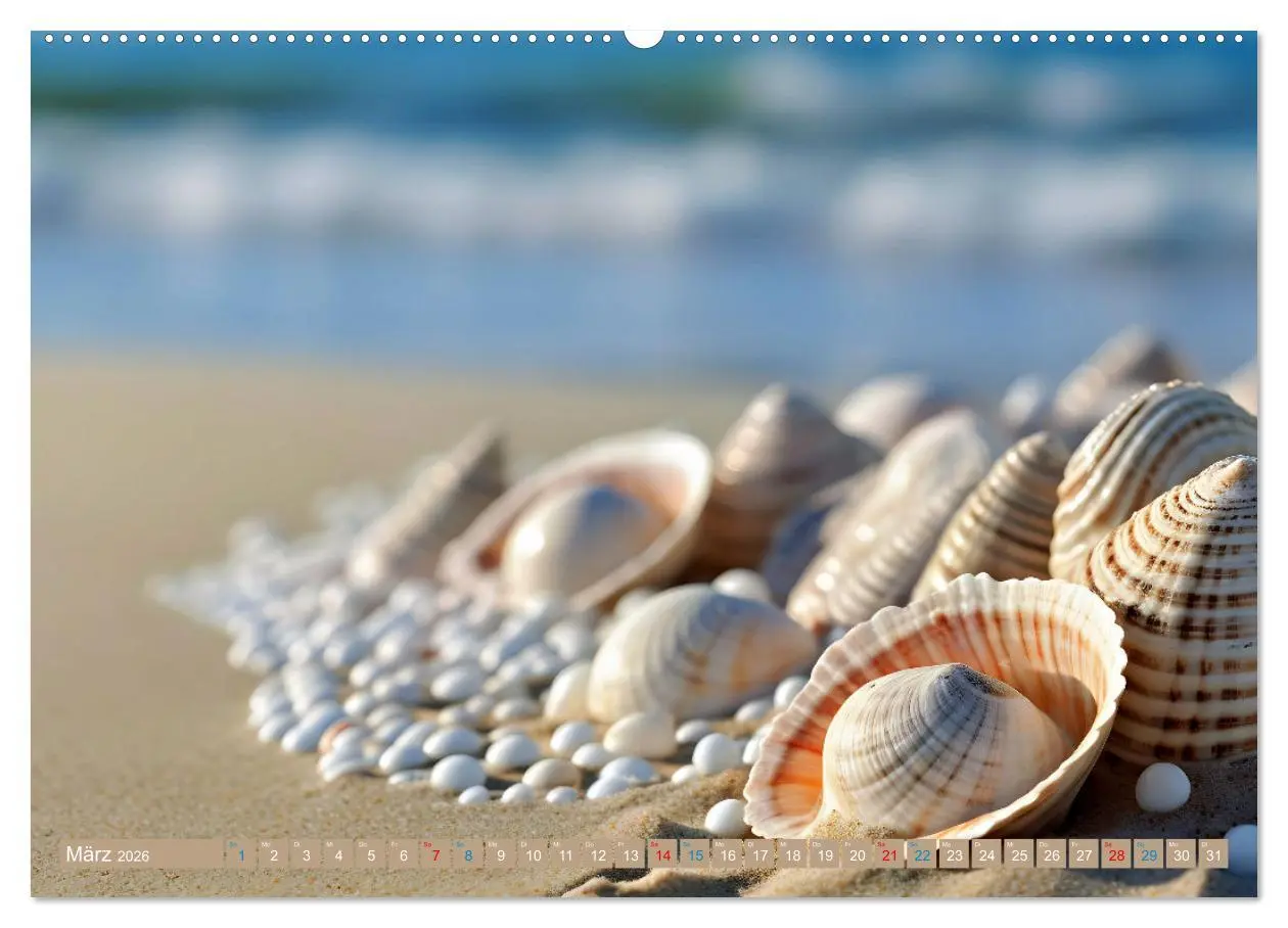 Bild: 9783457392508 | Faszination Muscheln (Wandkalender 2026 DIN A2 quer), CALVENDO...