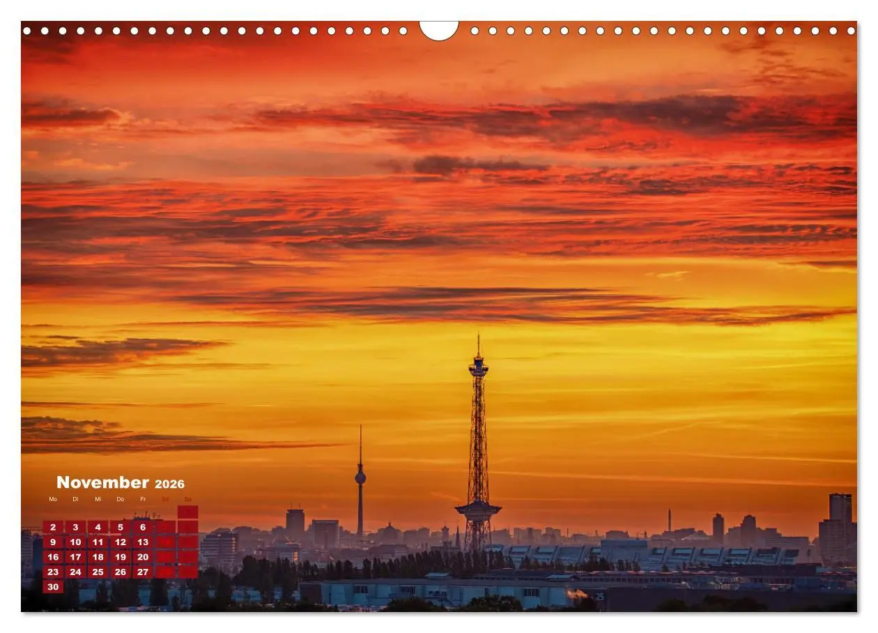 Bild: 9783457602508 | Ein Jahr Fernsehturm Berlin (Wandkalender 2026 DIN A3 quer),...