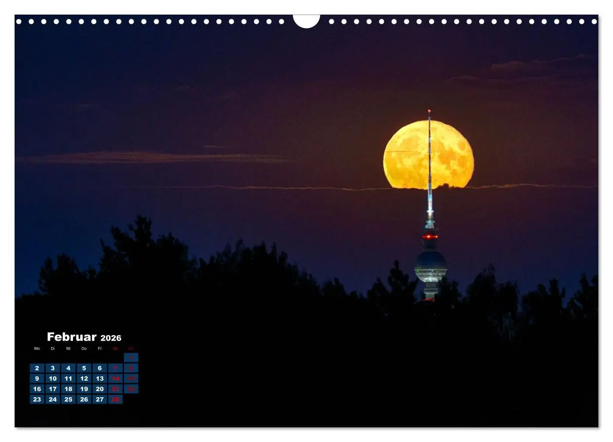 Bild: 9783457602508 | Ein Jahr Fernsehturm Berlin (Wandkalender 2026 DIN A3 quer),...