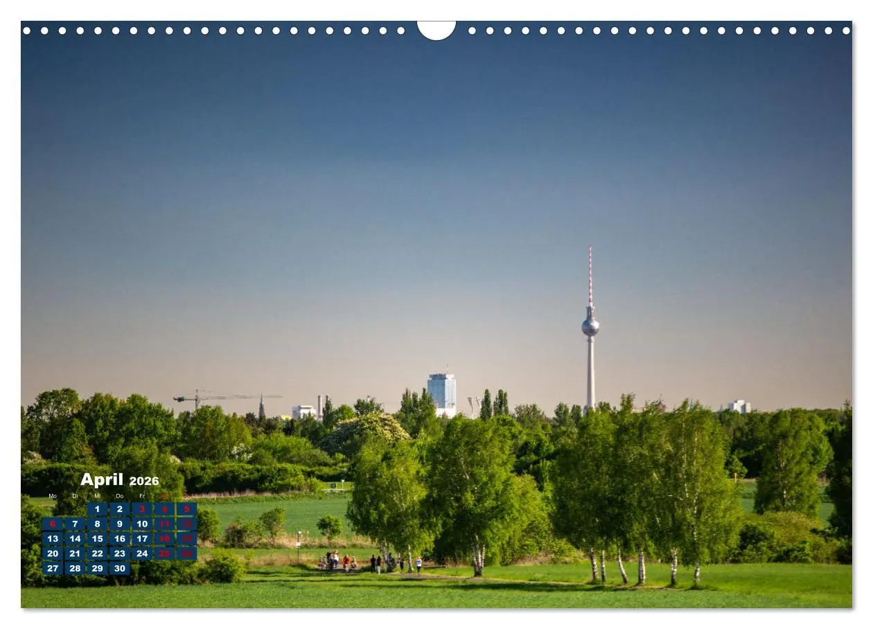 Bild: 9783457602508 | Ein Jahr Fernsehturm Berlin (Wandkalender 2026 DIN A3 quer),...
