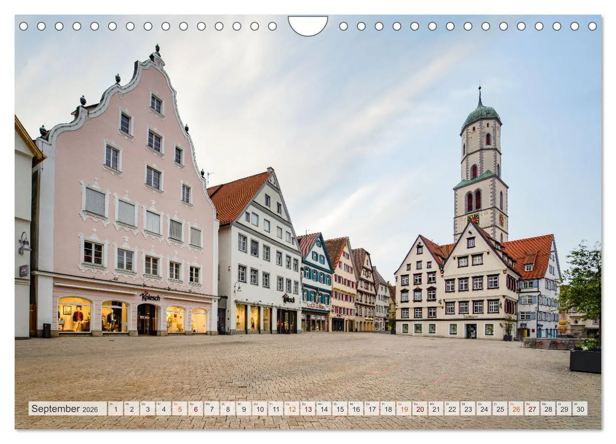 Bild: 9783457912508 | Biberach an der Riß Impressionen (Wandkalender 2026 DIN A4 quer),...