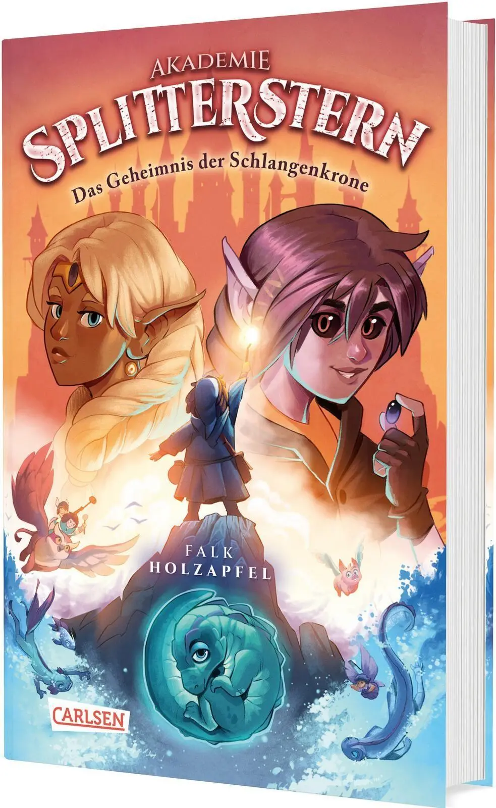 Cover: 9783551652508 | Akademie Splitterstern 2: Das Geheimnis der Schlangenkrone | Holzapfel