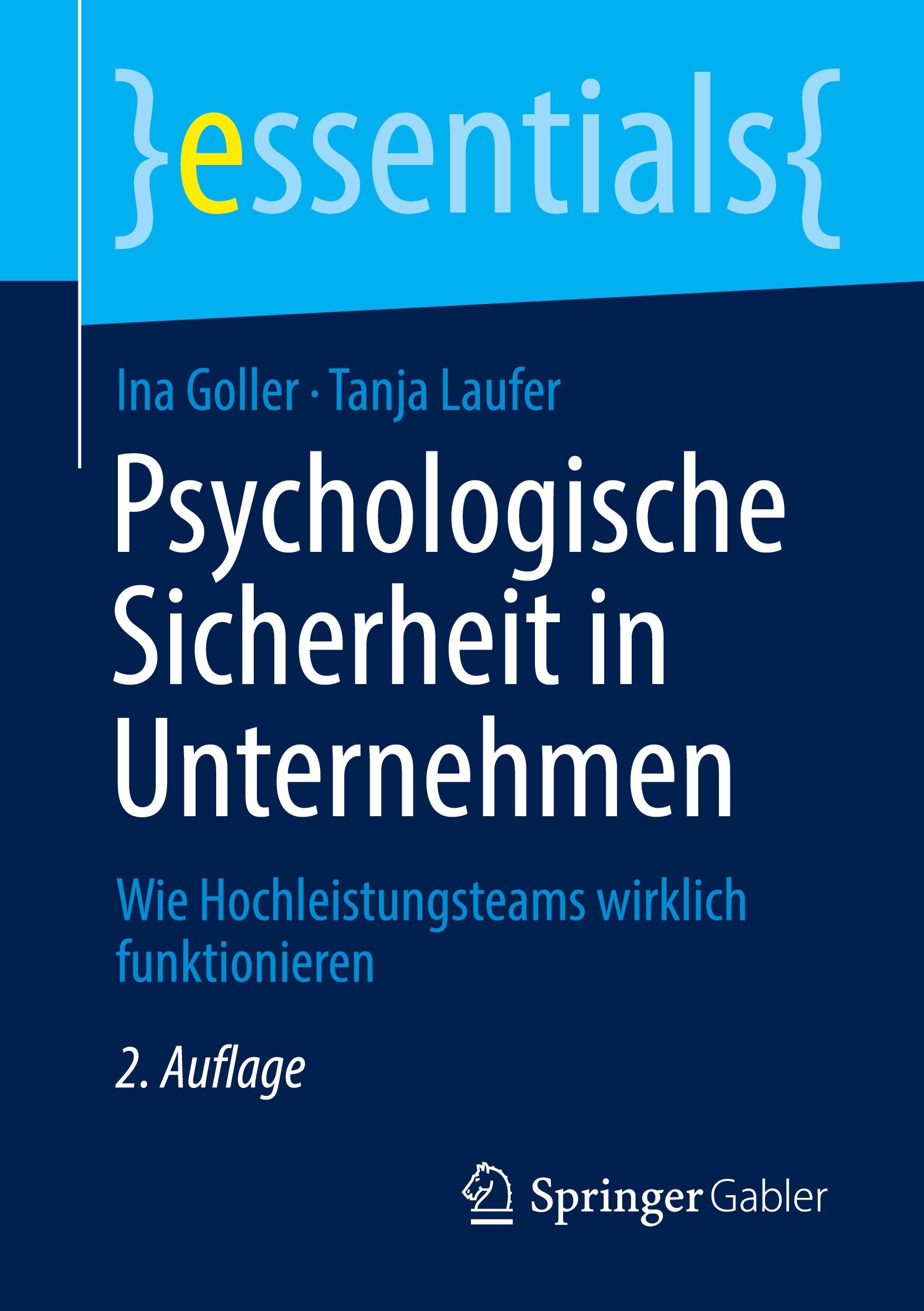 Cover: 9783658432508 | Psychologische Sicherheit in Unternehmen | Tanja Laufer (u. a.) | Buch