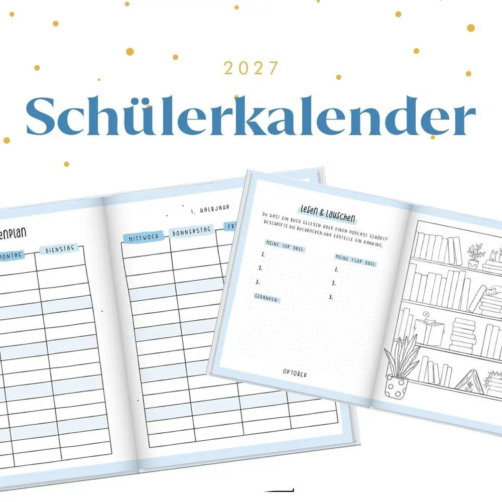 Bild: 9783986362508 | Schülerkalender 2026 / 2027 Good Vibes Only | Terminplaner Softcover