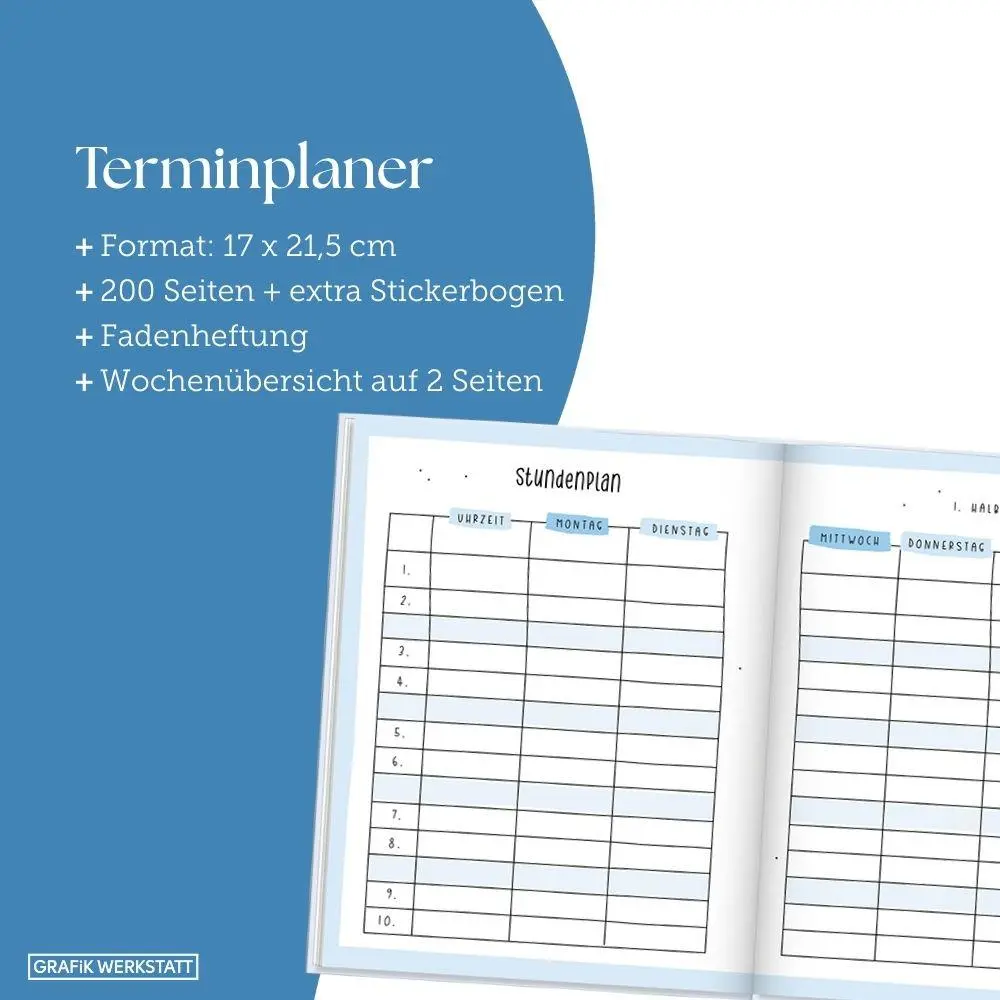 Bild: 9783986362508 | Schülerkalender 2026 / 2027 Good Vibes Only | Terminplaner Softcover