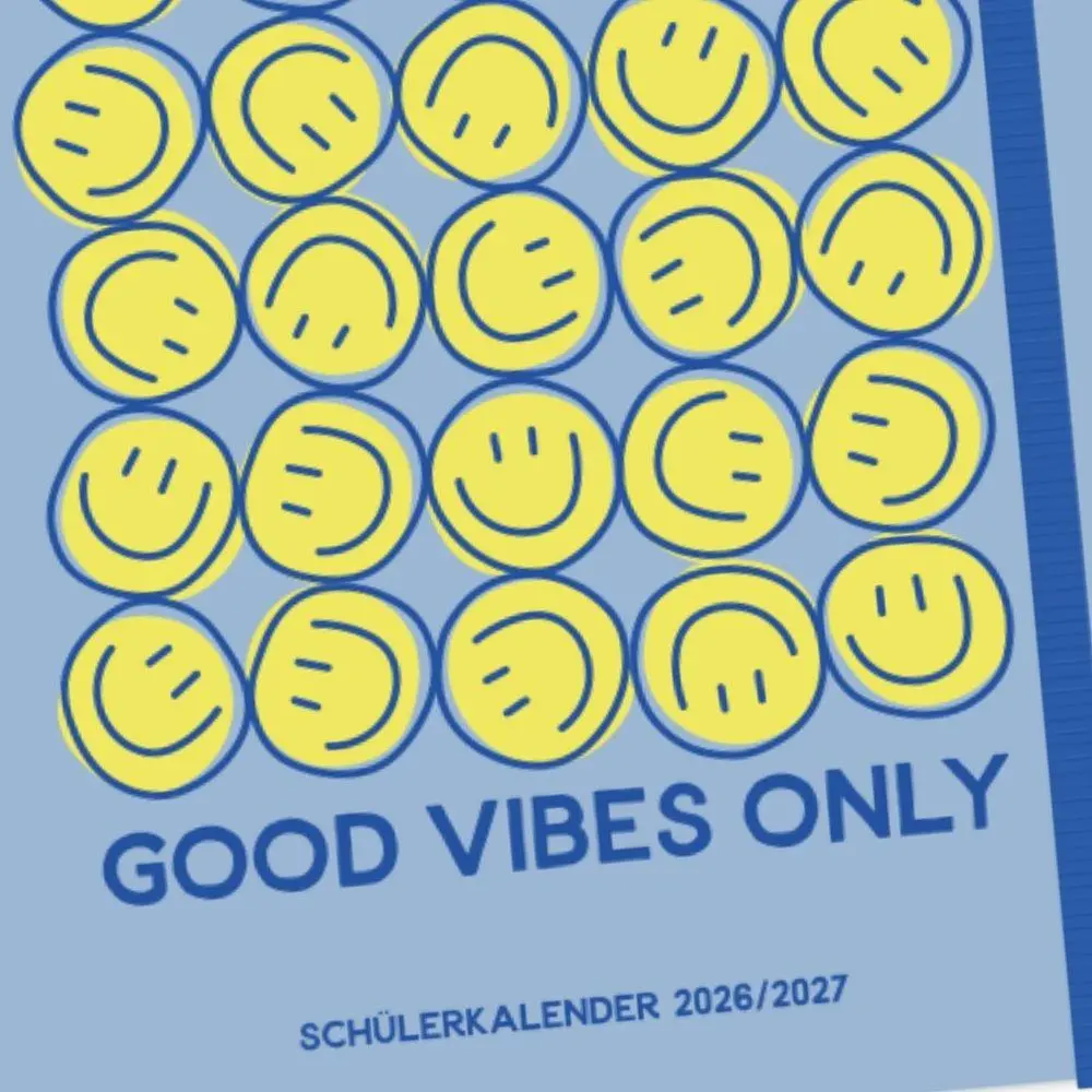 Bild: 9783986362508 | Schülerkalender 2026 / 2027 Good Vibes Only | Terminplaner Softcover
