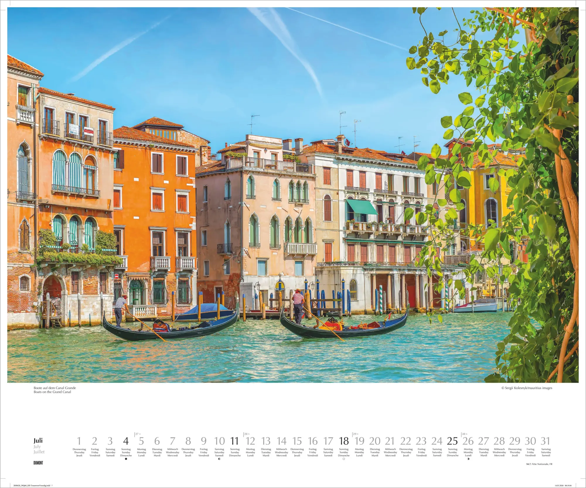 Bild: 4069095012608 | Traum von Venedig 2027 | Neumann Verlage GmbH &amp; Co KG | Kalender