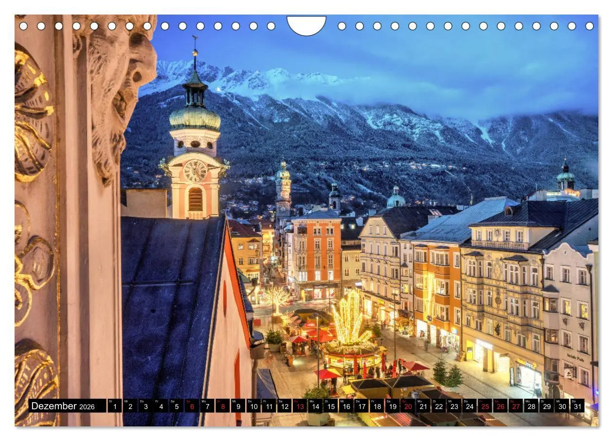 Bild: 9783457762608 | Innsbruck - Hauptstadt der Alpen (Wandkalender 2026 DIN A4 quer),...