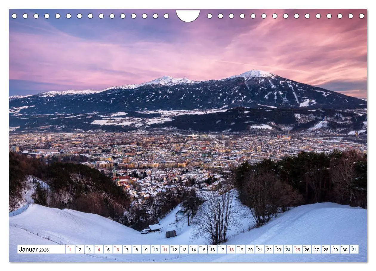 Bild: 9783457762608 | Innsbruck - Hauptstadt der Alpen (Wandkalender 2026 DIN A4 quer),...