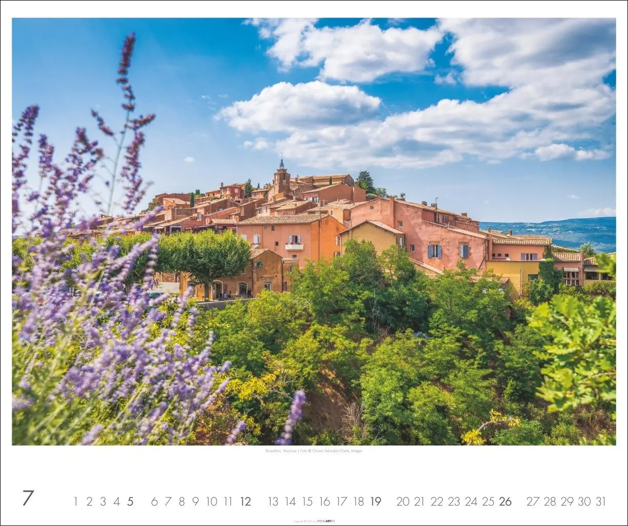 Bild: 9783839902608 | Provence Kalender 2026 - Blühende Lavendelfelder und malerische Dörfer