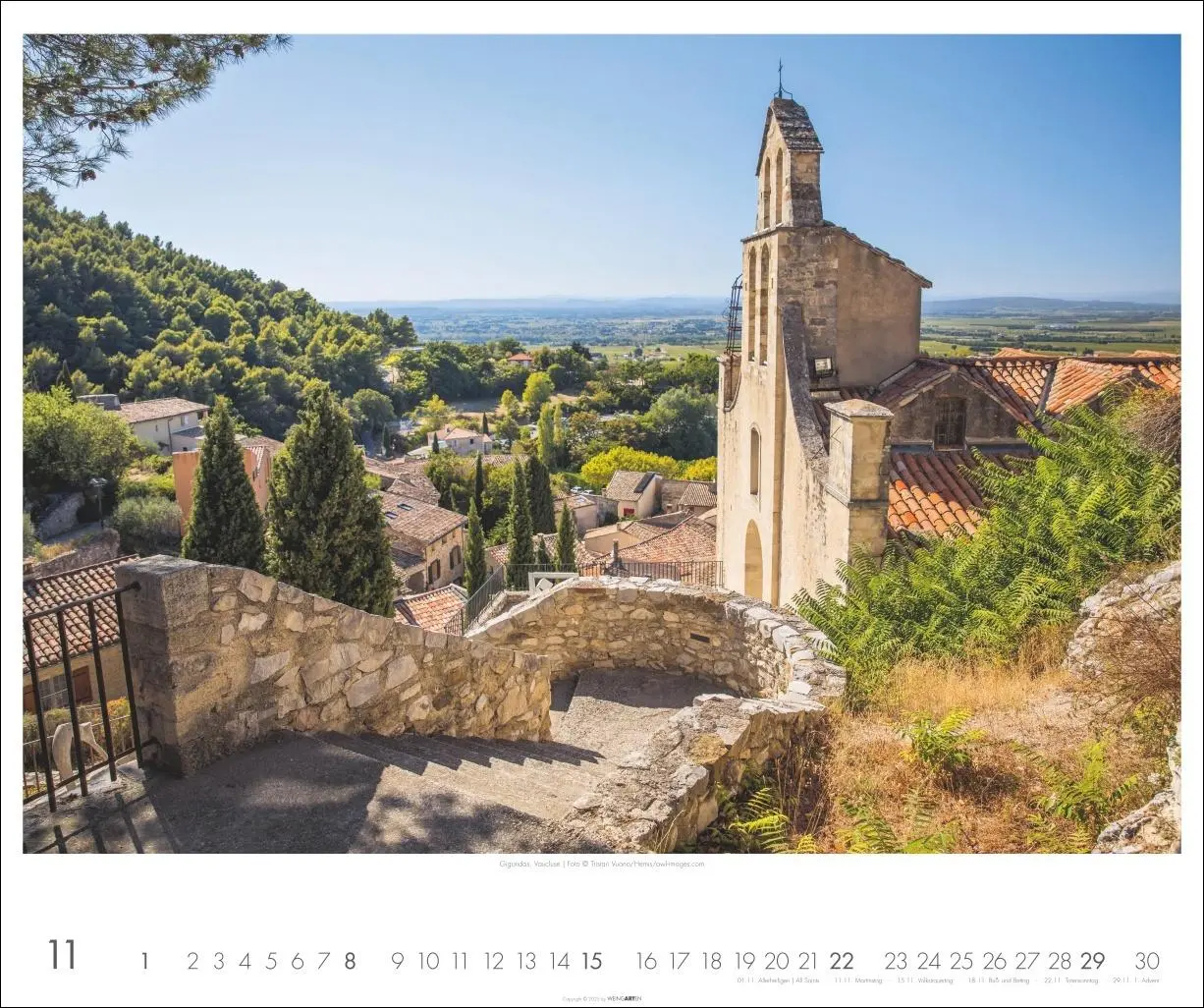 Bild: 9783839902608 | Provence Kalender 2026 - Blühende Lavendelfelder und malerische Dörfer