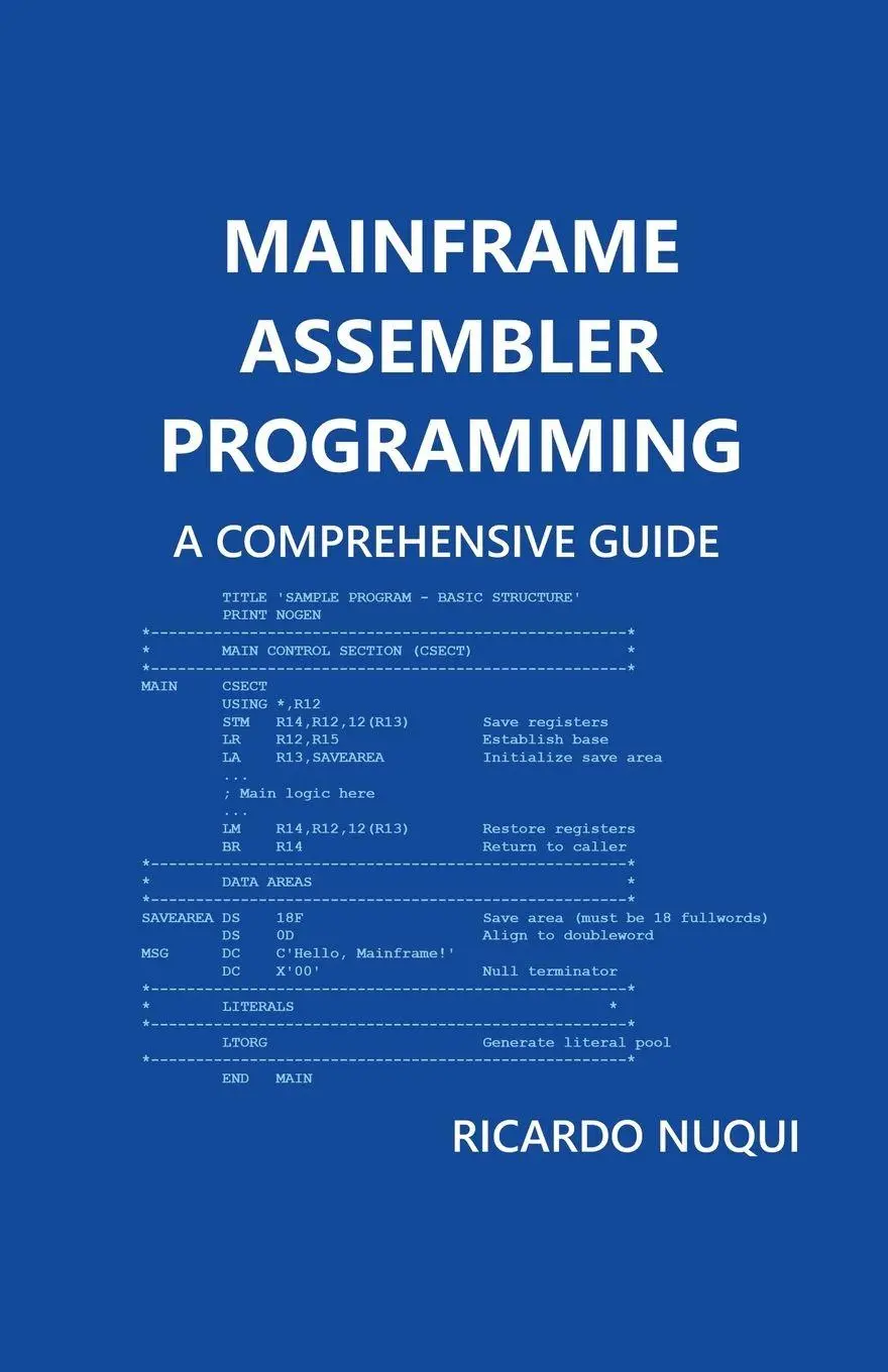 Cover: 9798232042608 | Mainframe Assembler Programming | A Comprehensive Guide | Nuqui | Buch