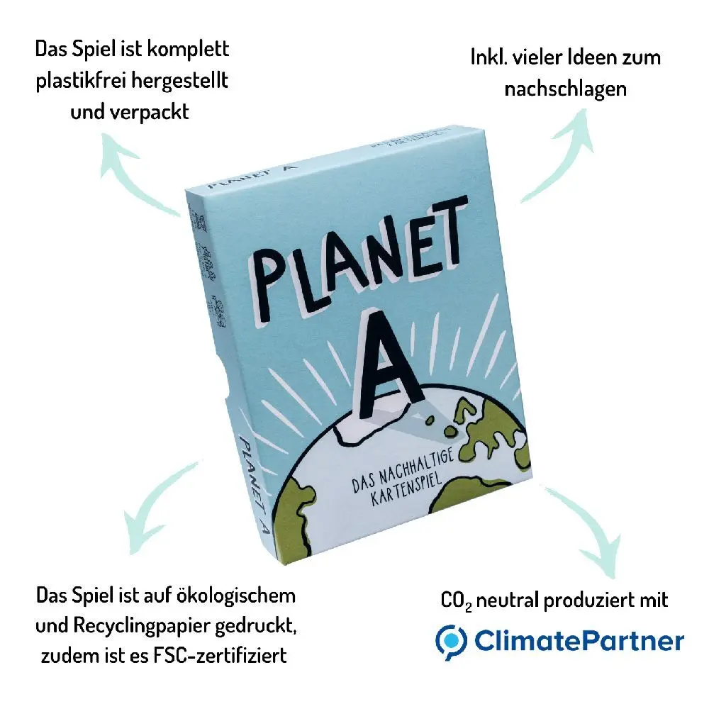 Bild: 4270001252708 | DENKRIESEN - Planet A - "Das nachhaltige Kartenspiel" | GmbH | Spiel