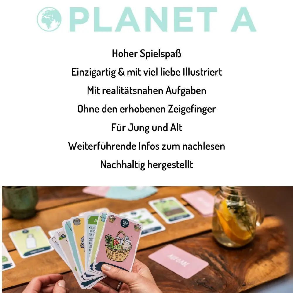 Bild: 4270001252708 | DENKRIESEN - Planet A - "Das nachhaltige Kartenspiel" | GmbH | Spiel