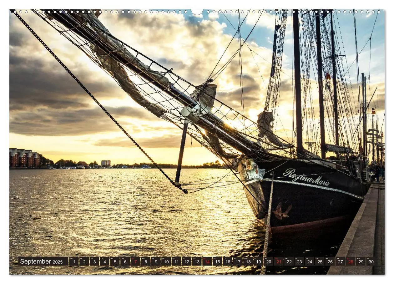Bild: 9783435282708 | Wilhelmshaven, maritime Bilderreise (Wandkalender 2025 DIN A2...