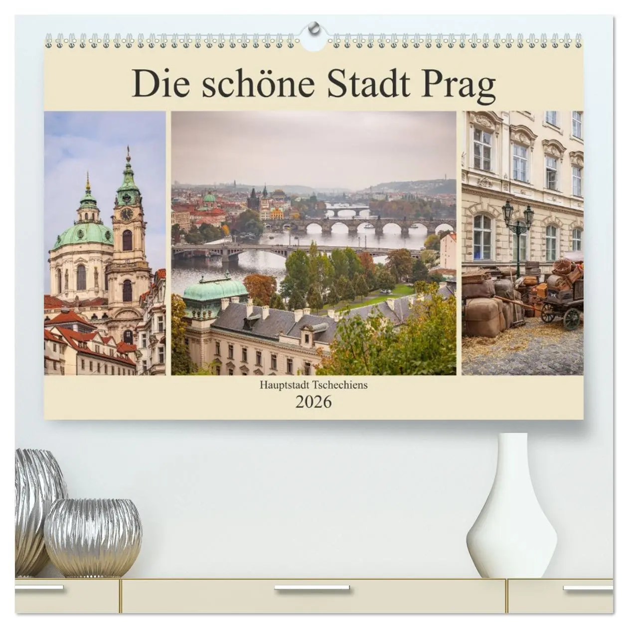 Cover: 9783457752708 | Die schöne Stadt Prag (hochwertiger Premium Wandkalender 2026 DIN...