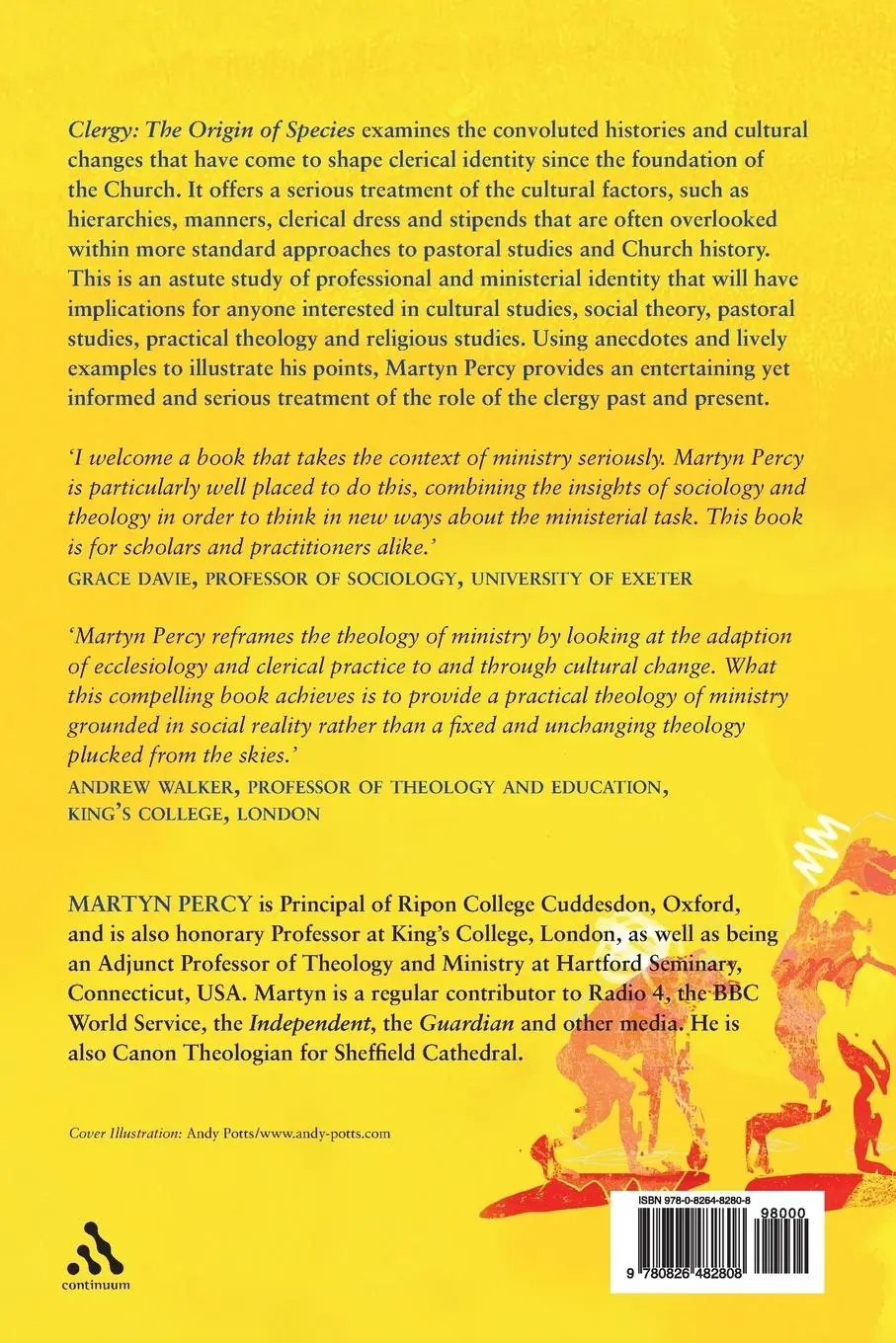 Rückseite: 9780826482808 | Clergy | The Origin of Species | Martyn Percy | Taschenbuch | Englisch