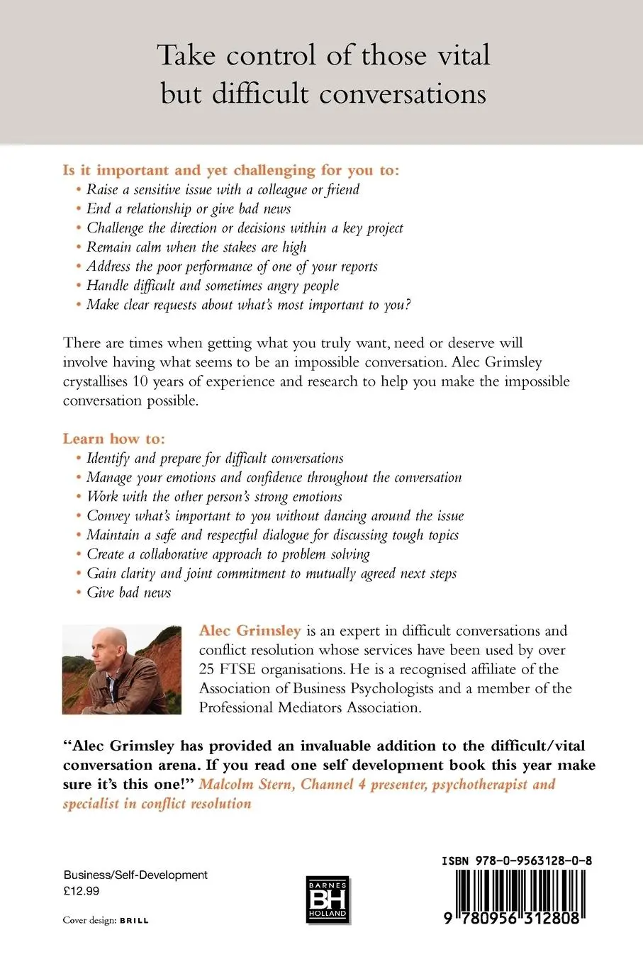 Rückseite: 9780956312808 | Vital Conversations | Alec Grimsley | Taschenbuch | Englisch | 2010
