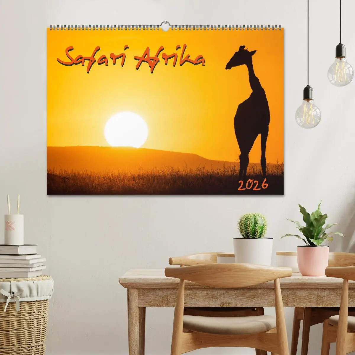 Bild: 9783457812808 | Safari Afrika (Wandkalender 2026 DIN A2 quer), CALVENDO Monatskalender