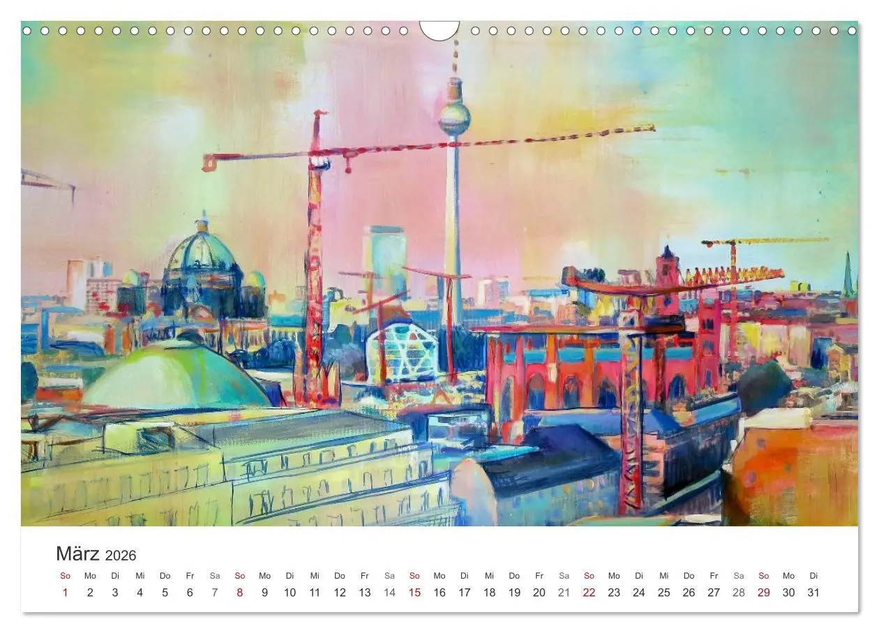 Bild: 9783457982808 | Berlin erlebt und gemalt - Renée König (Wandkalender 2026 DIN A3...
