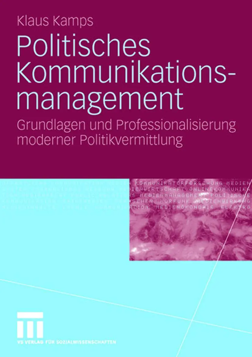 Cover: 9783531132808 | Politisches Kommunikationsmanagement | Klaus Kamps | Taschenbuch