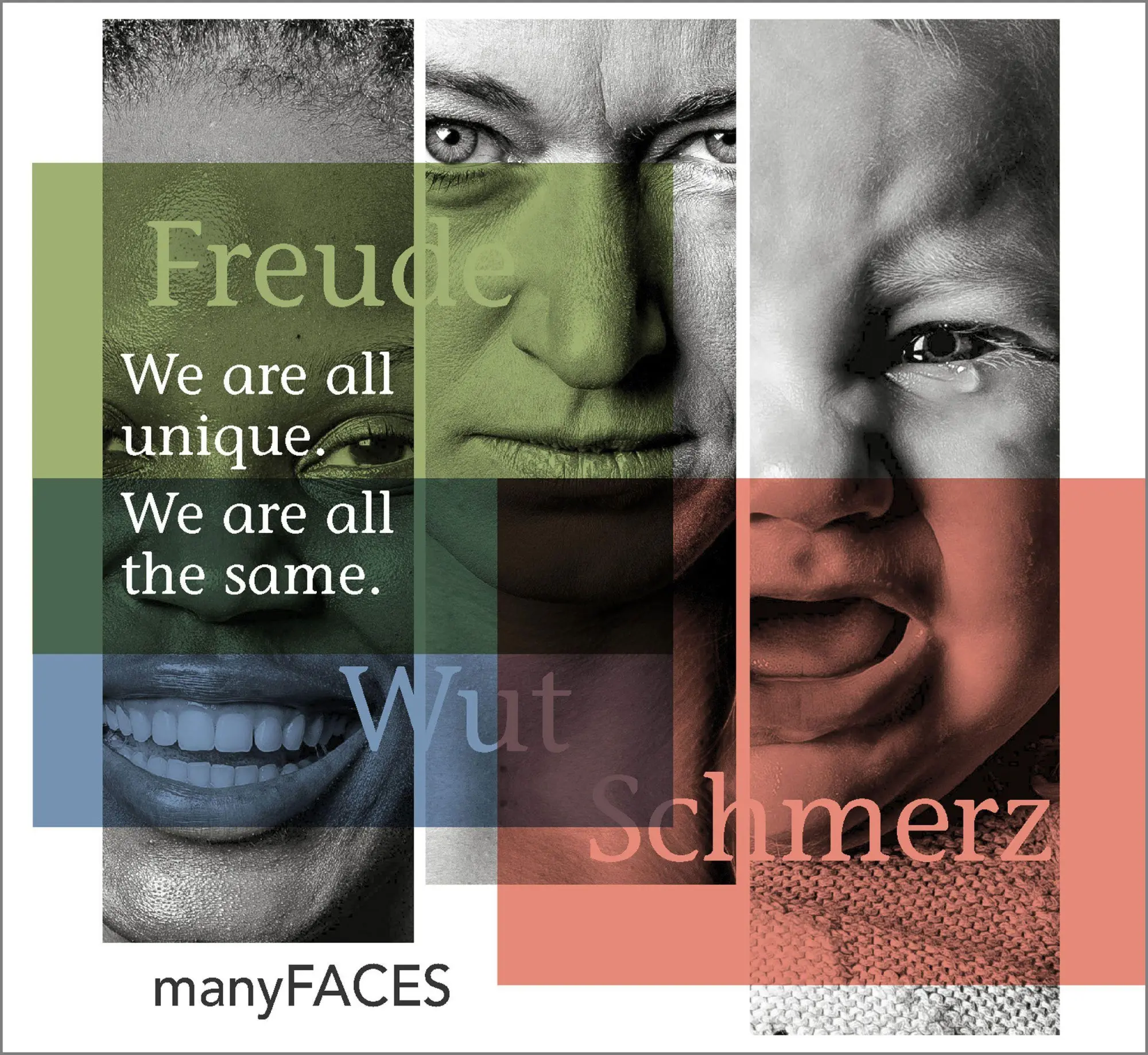 Cover: 9783969122808 | Christoph Borek: manyFACES | We are all unique. We are all the same.