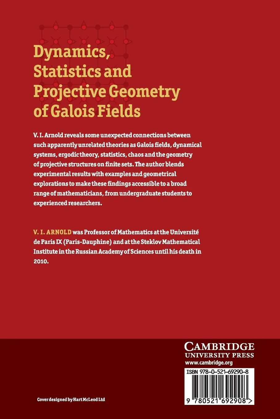 Rückseite: 9780521692908 | Dynamics, Statistics and Projective Geometry of Galois Fields | Arnold