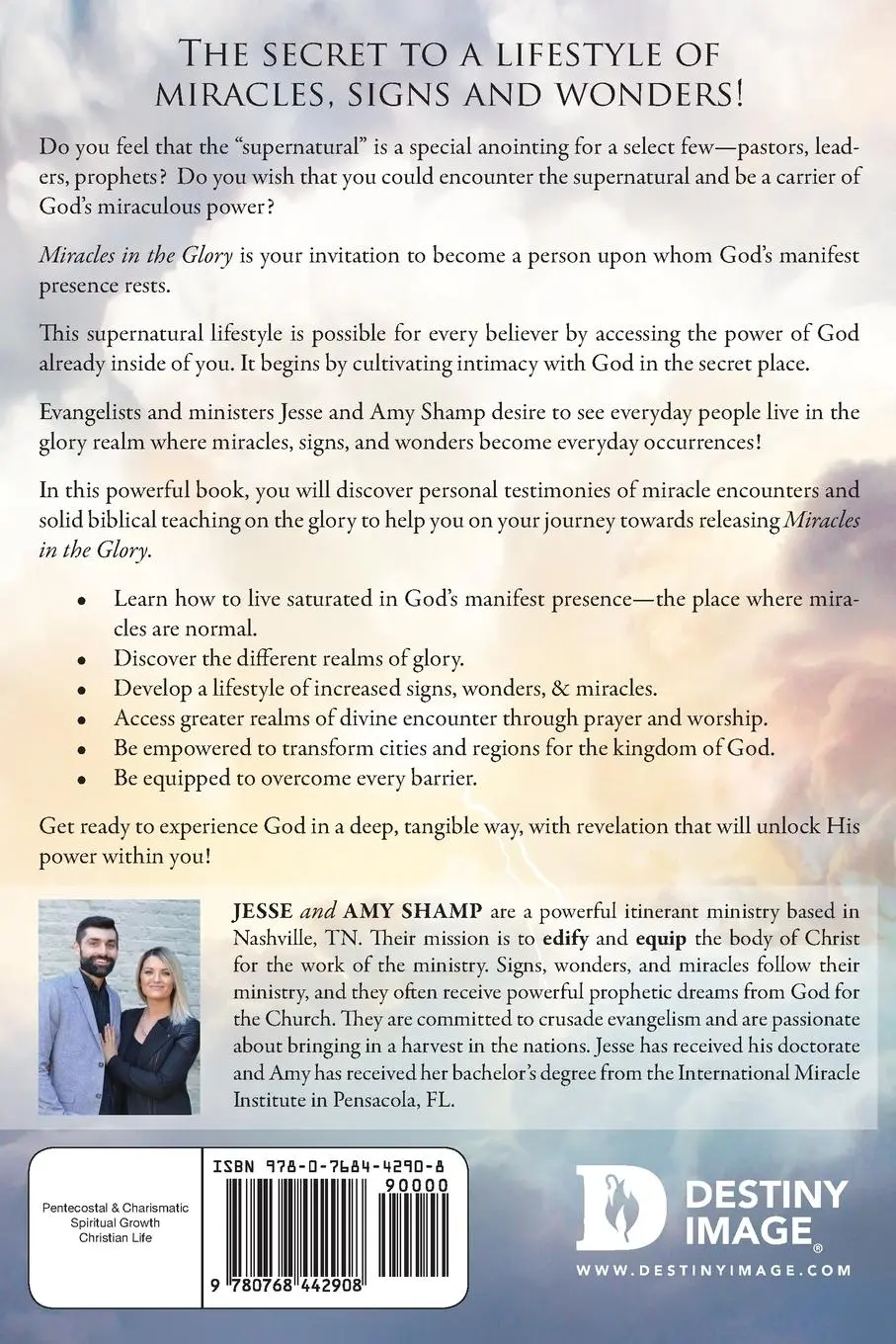 Rückseite: 9780768442908 | Miracles in the Glory | Amy Shamp (u. a.) | Taschenbuch | Englisch